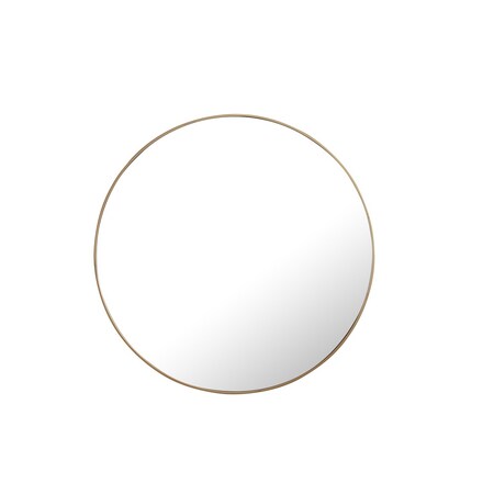 Elegant Lighting Metal frame Round Mirror 48 inch Brass finish MR4048BR